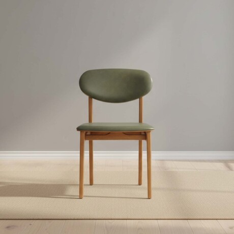 SILLA DE COMEDOR CUERO-Y-MADERA GIULIA