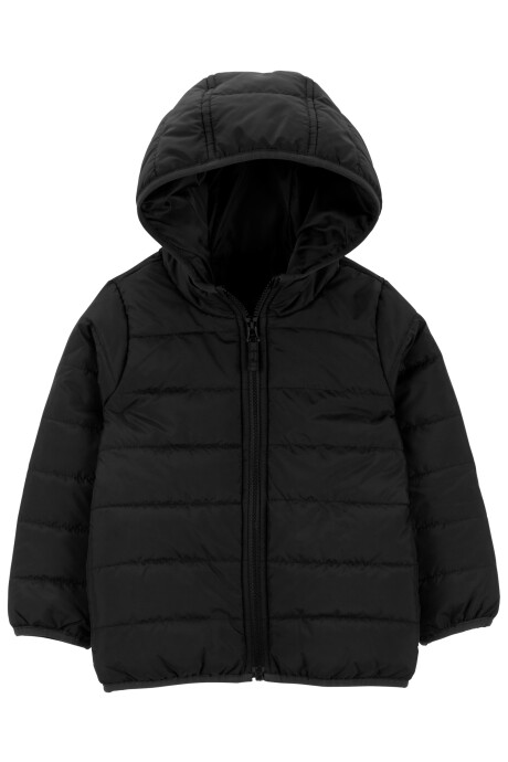 Campera resistente al agua, plegable, negra Sin color
