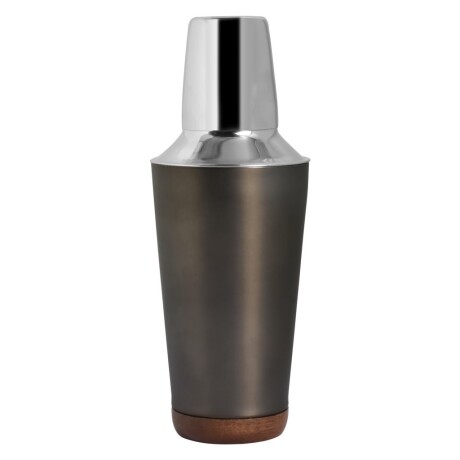 Coctelera 486054 con Base de Madera Negro Mate 001