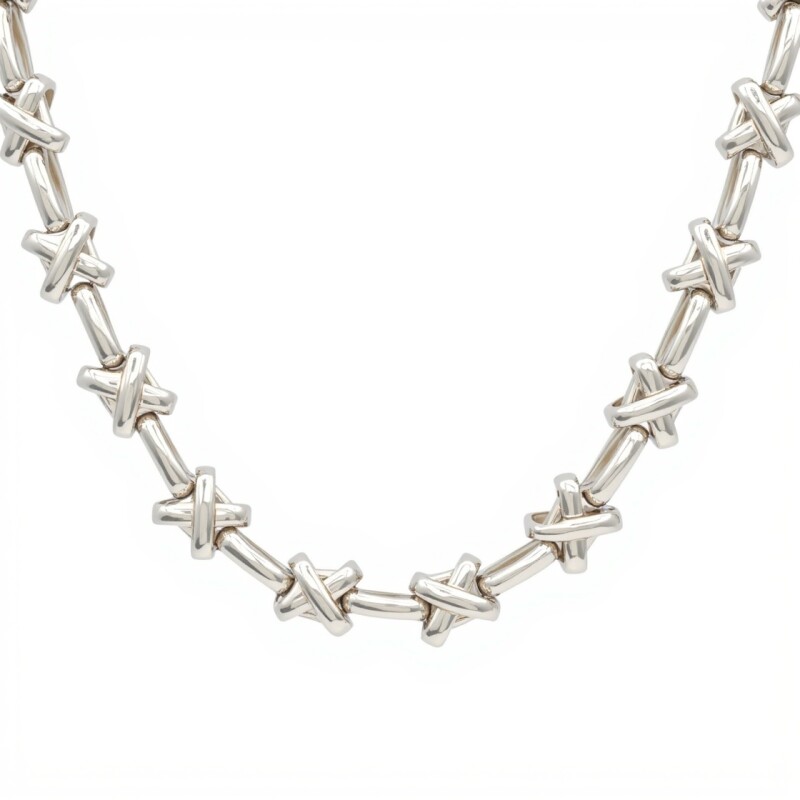 Cadena Cruces-Plata 925-Sin Piedra-CD3225 sinpiedra