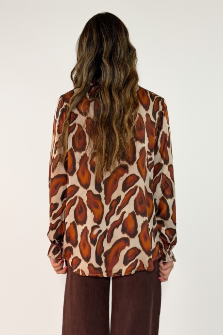 CAMISA NIGELLA Ladrillo