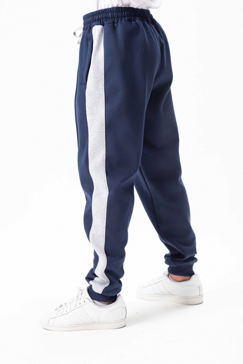 Pantalon Franja Azul