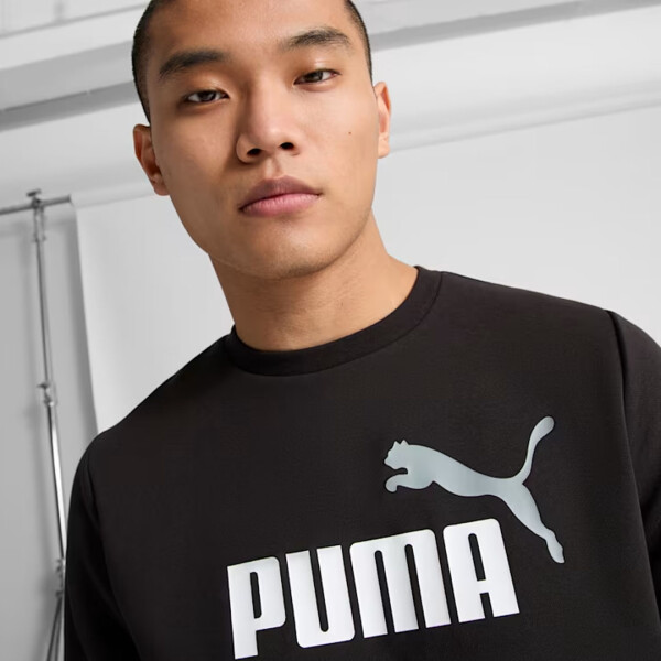 ESS 2 COLOR N1 LOGO CREW FL - PUMA NEGRO