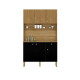 Cocina Style 6 Puertas Freijó Nero Ripado Kits Paraná Cocina Style 6 Puertas Freijó Nero Ripado Kits Paraná