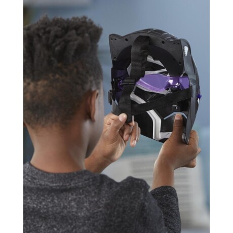 Máscara luminosa de Vibranium Black Panther Marvel Hasbro Máscara luminosa de Vibranium Black Panther Marvel Hasbro