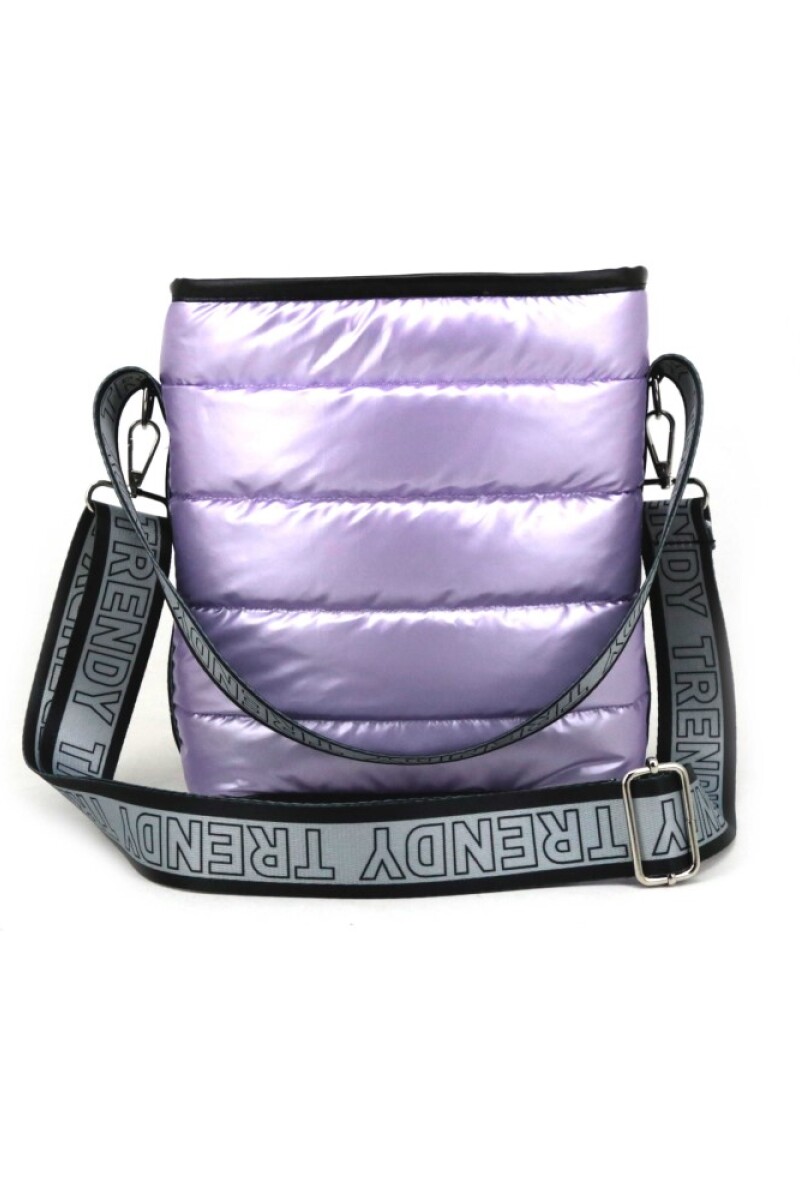 Cartera puffer Lila
