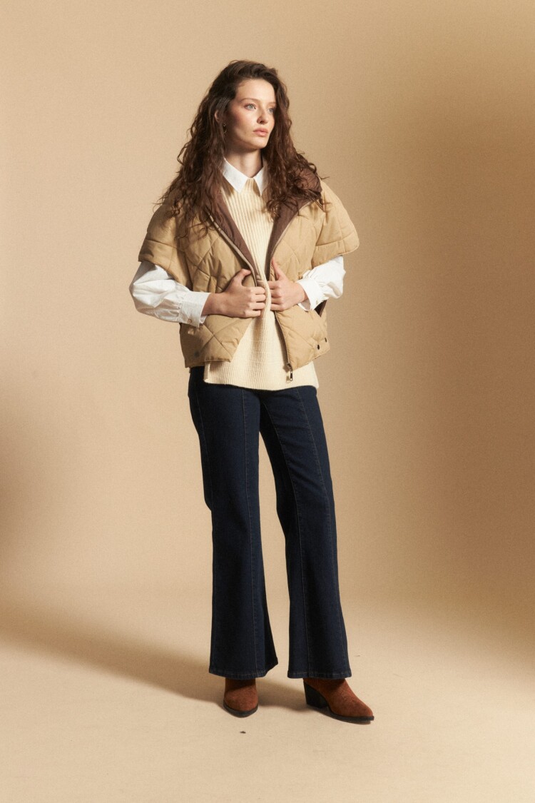 CHALECO HAISLEY Beige