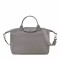 Longchamp -Cartera de gran capacidad en cuero, Le pliage Xtra Gris