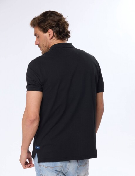 REMERA POLO PIQUE Negro