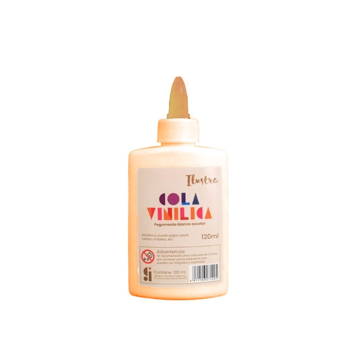 Cola Vinílica Escolar Ilustra 40 gr - Naranja 