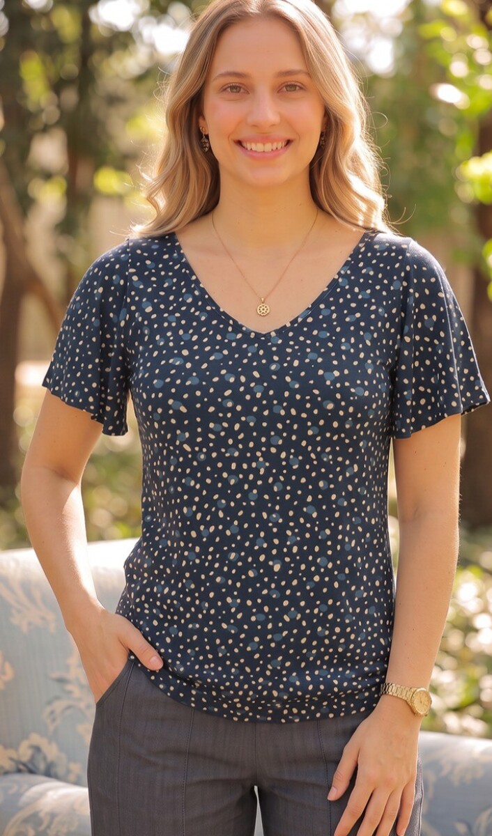 Blusa Estampada. 
