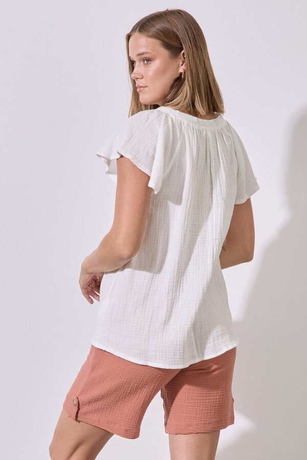 Blusa Algodón BLANCO