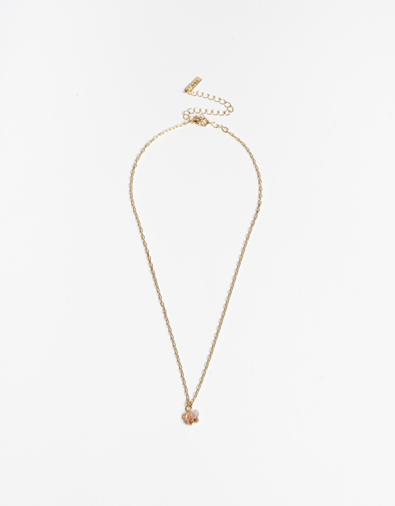 Cadena Corta con Dije Special Price Collar Corto Con Dije Mariposa - Dorado