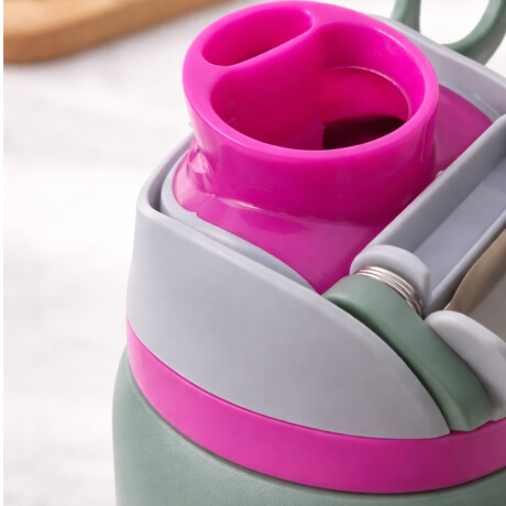 Botella térmica 950ml con asa Verde