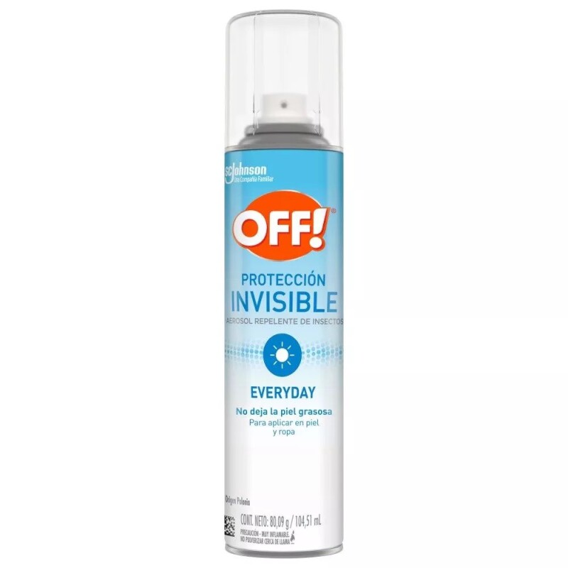 Repelente Off! Protección Invisible Aerosol 98.7 ml Repelente Off! Protección Invisible Aerosol 98.7 ml
