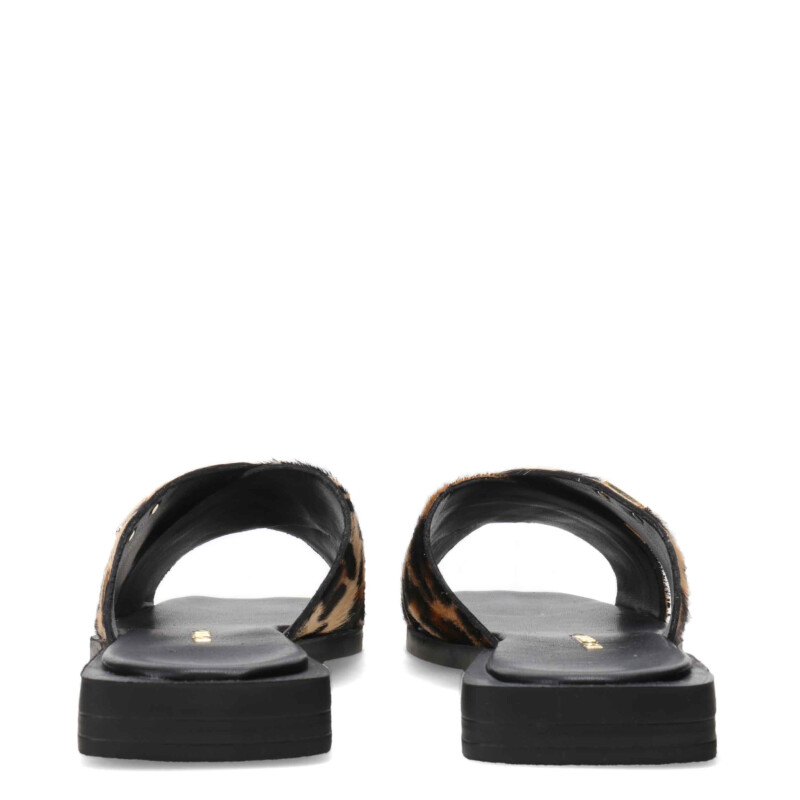 Sandalias de Mujer Bottero con Tiras Cruzadas Leopardo