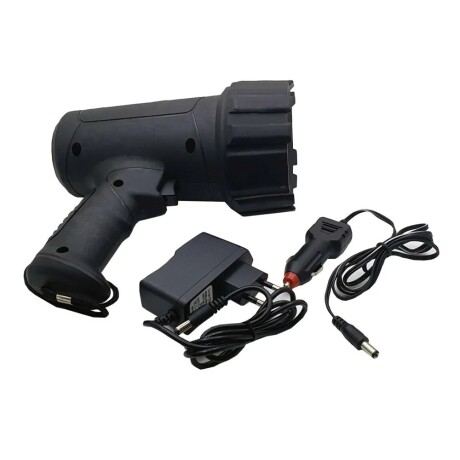 Foco de mano recargable 10w 130 lumenes Negro