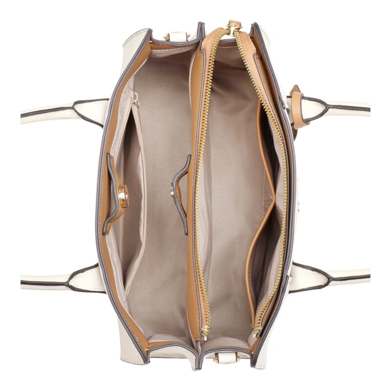 Grady 3 Comp Satchel Milk