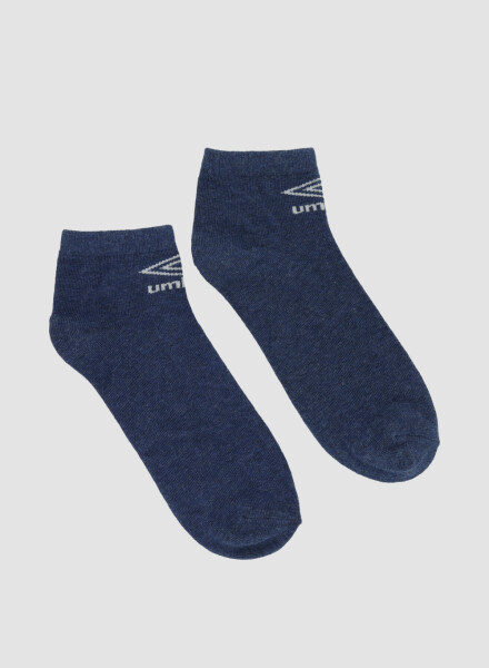 Media corta lisa individual umbro Azul