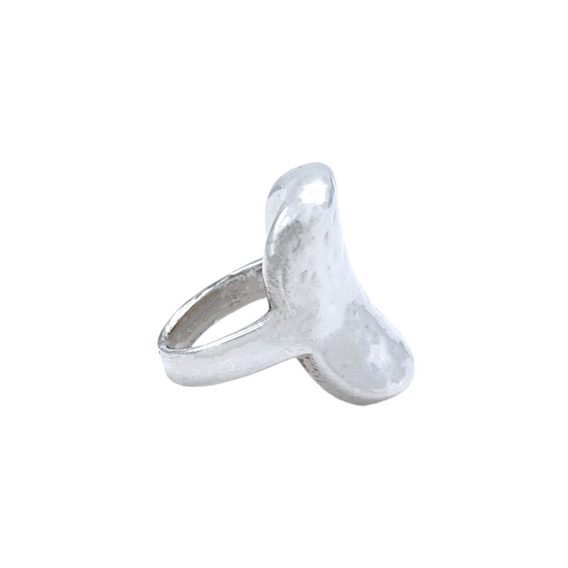 Anillo Martillado-Plata 925 inflada-Sin Piedra-AN3689 sinpiedra