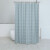 Cortina Baño Bukara con Argollas 180 x 180 cm 1474 GEOMETRICO MENTA