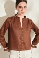 BLUSA ARROYO Chocolate