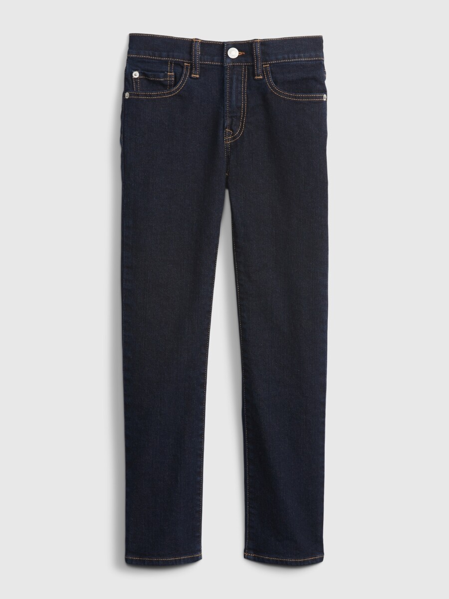 Jean Straight Niño - Rinse Washed Indigo 