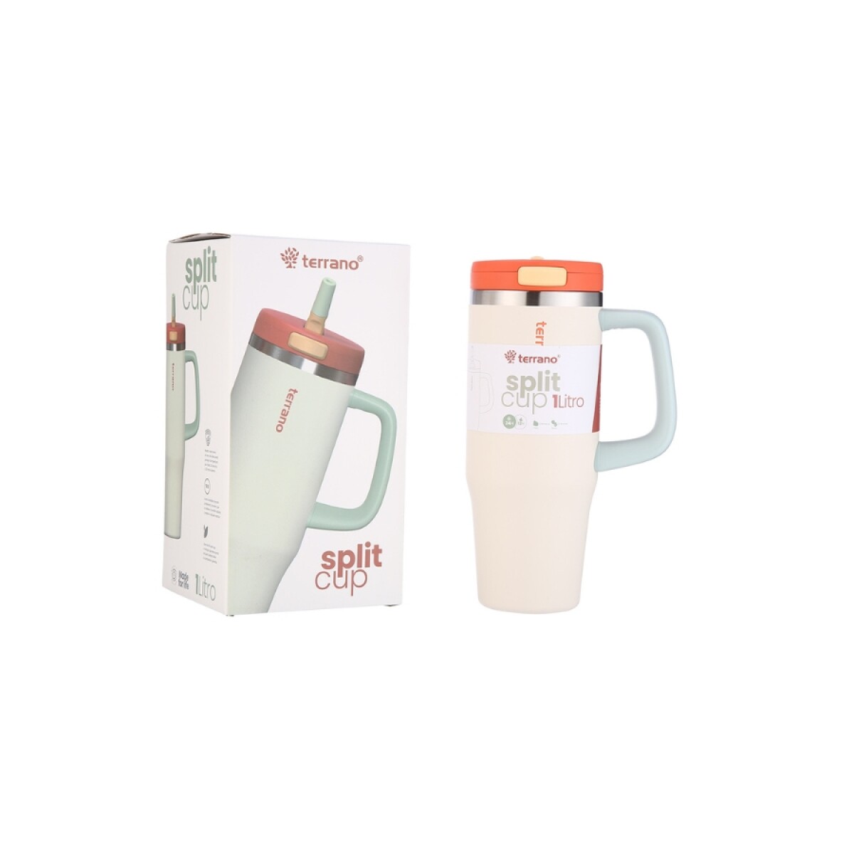 Vaso Térmico Split Cup 2070032 1L Doble Capa Ub - BEIGE 