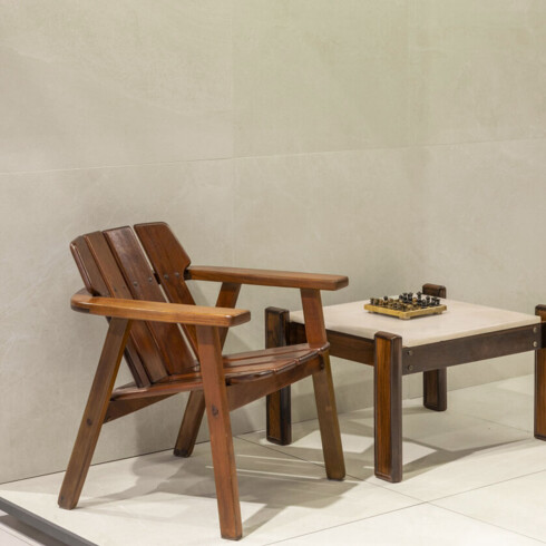Porcelanato Beige Claro Antideslizante 84X84Cm 9.5Mm Piso GAMAS DE BEIGE