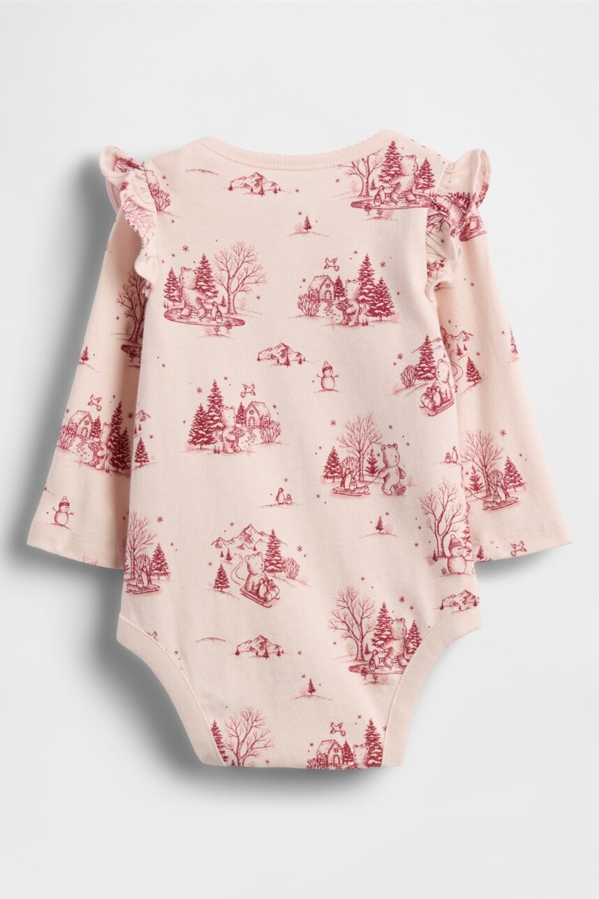 Body Gráfico Bebé Barely Pink Toile