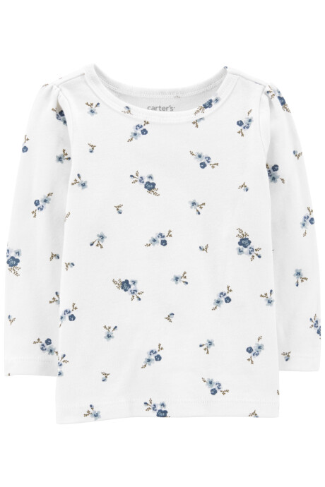 Set Dos Piezas de Enterito y Remera Floral de Algodón 0