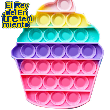 Pop It Fidget Toys Juguete Anti Estrés Cupcake Pop It Fidget Toys Juguete Anti Estrés Cupcake