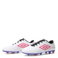 Championes de Niños Fútbol 11 Umbro Classico III HG Blanco - Rosado