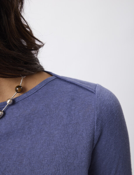 T-shirt Zaira azul piedra