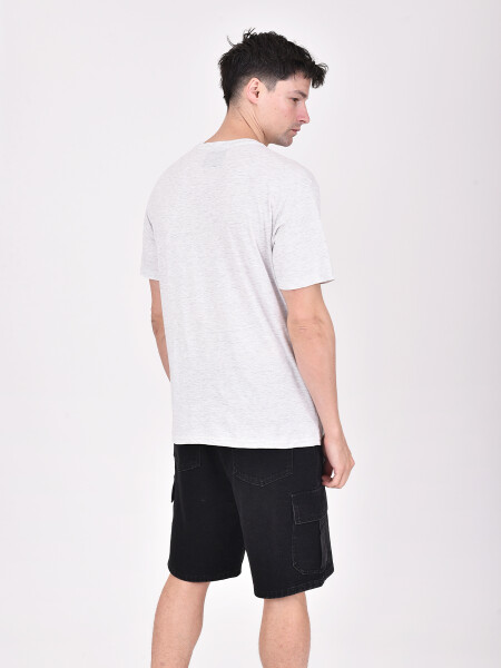REMERA FOCUS GRIS MELANGE C