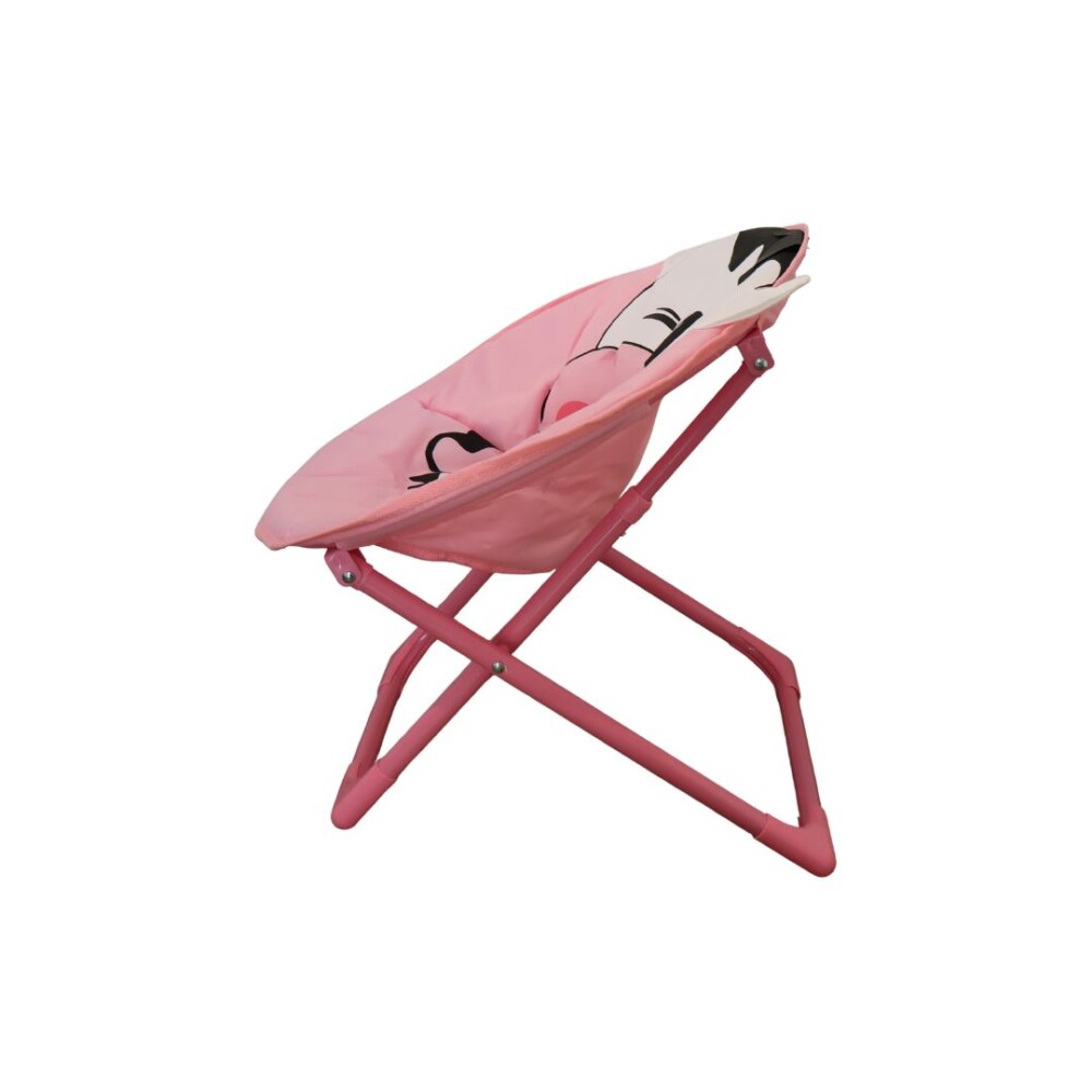 Silla Honguito Infantil Plegable de Metal Vaca
