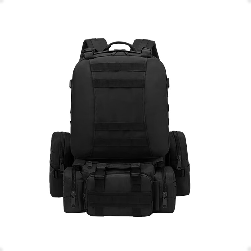 Mochila Táctica Grande Waterproof 60l Sistema Molles Negro
