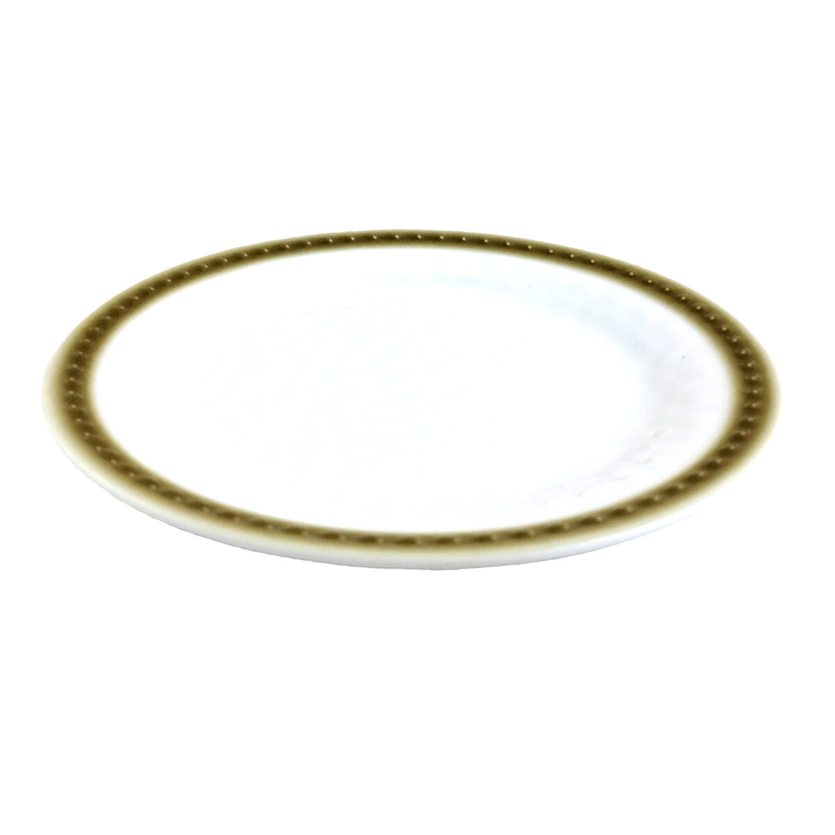 PLATO MELAMINA LINEA SPOT GUARDA DORADA 8.1´ 20.5X1.8CM 150GR 