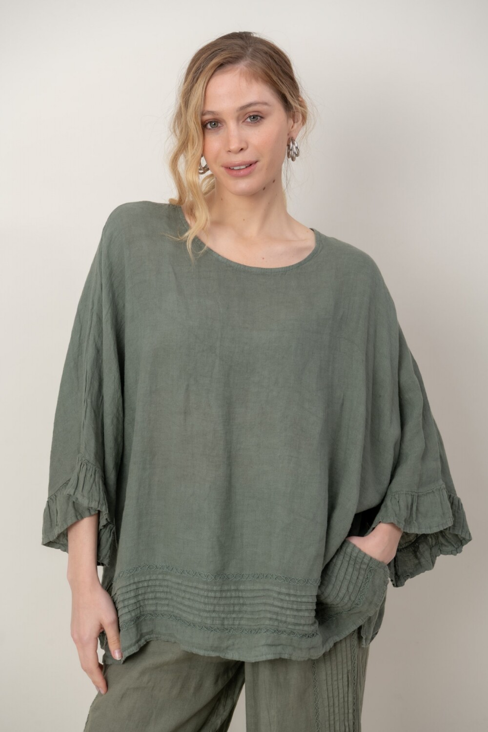 BLUSA ZENIT Verde seco