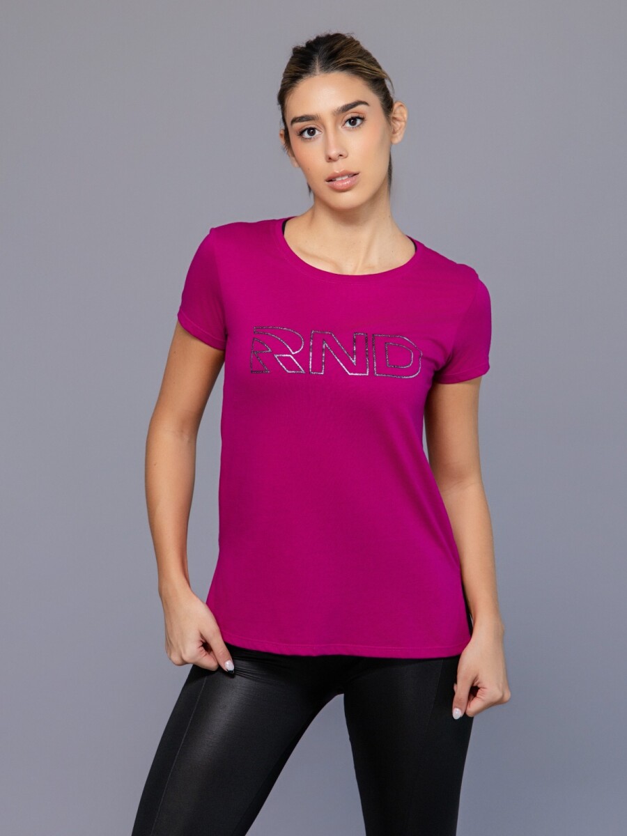 Remera de Algodón. - FUCSIA 