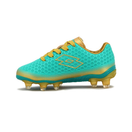 Lotto Parma Futbol Cancha Md Niño Baby Aguamarina-Oro
