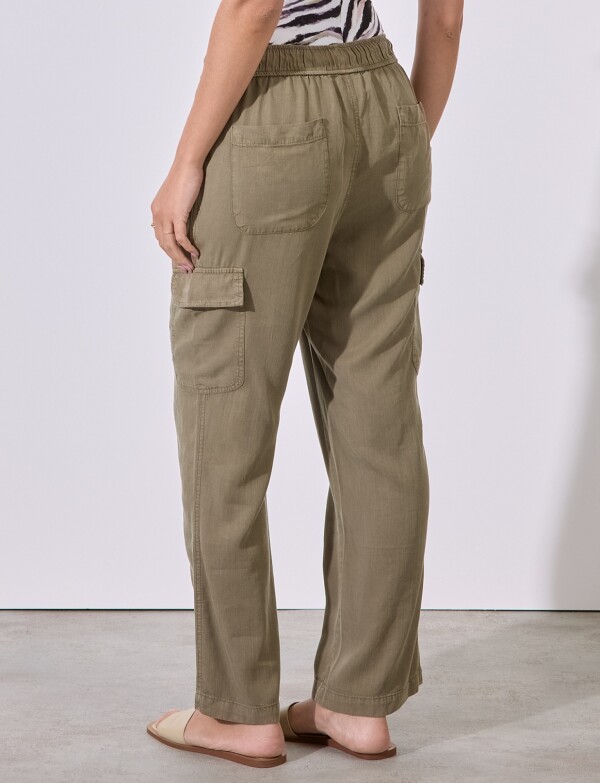 Pantalon Cargo OLIVA