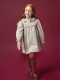 Vestido De Rayas Gris Claro