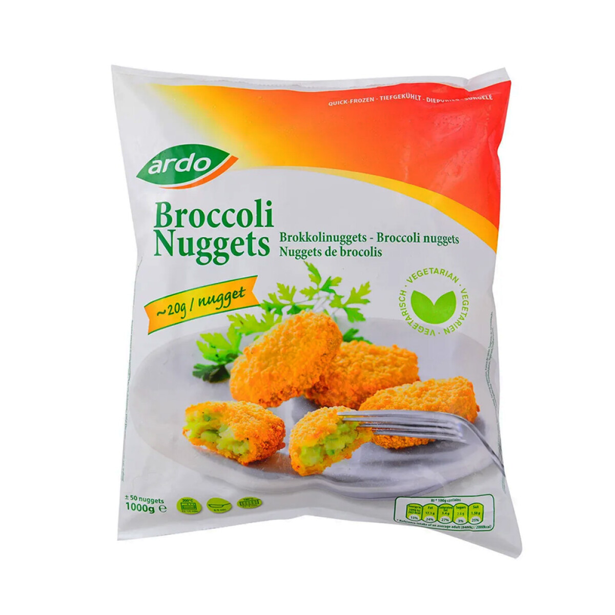 Nugget De Brocoli Ardo X Kilo 