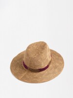 Sombrero De Punto Con Detalle Decorativo natural