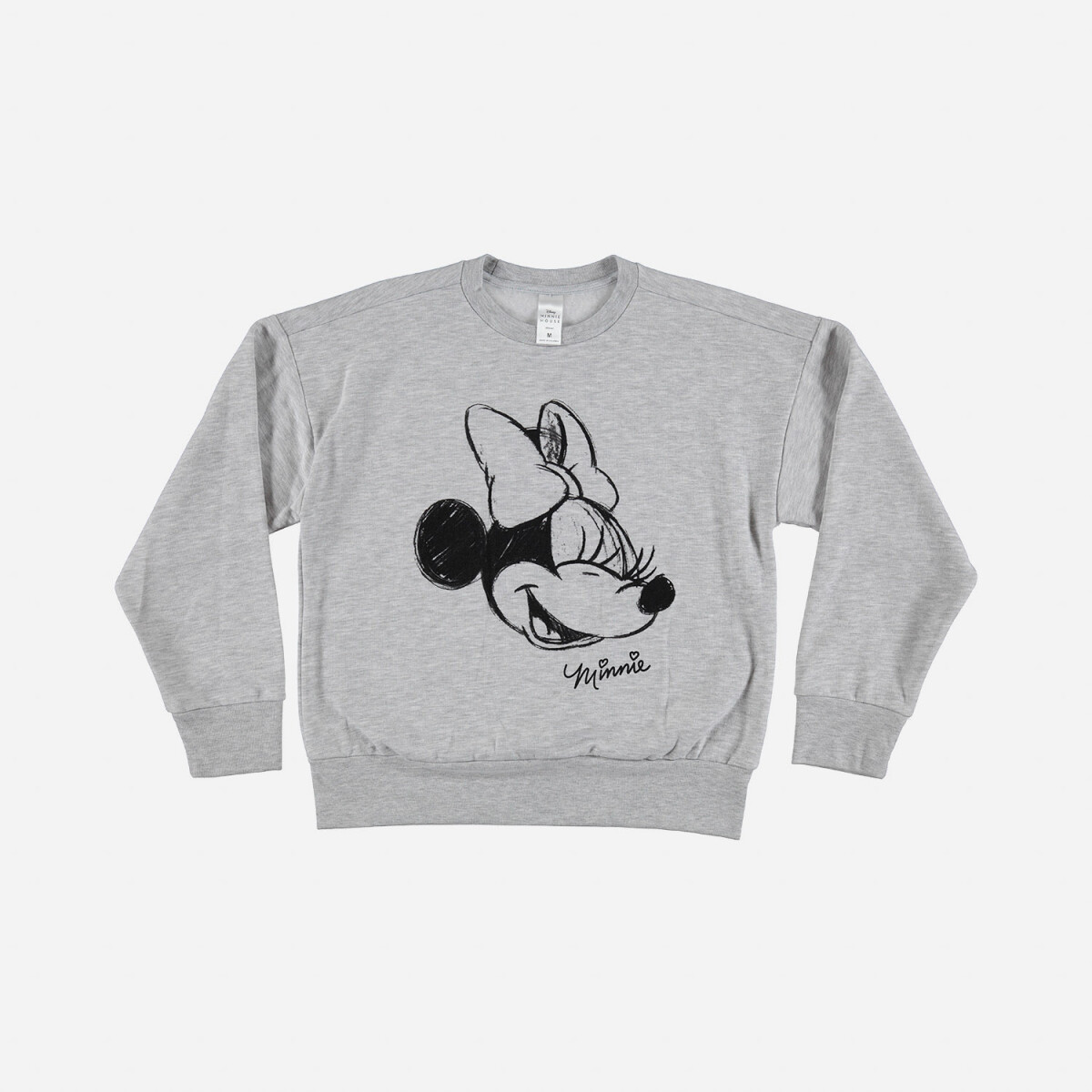 Sweatshirt niña teen Minnie - GRIS MELANGE 