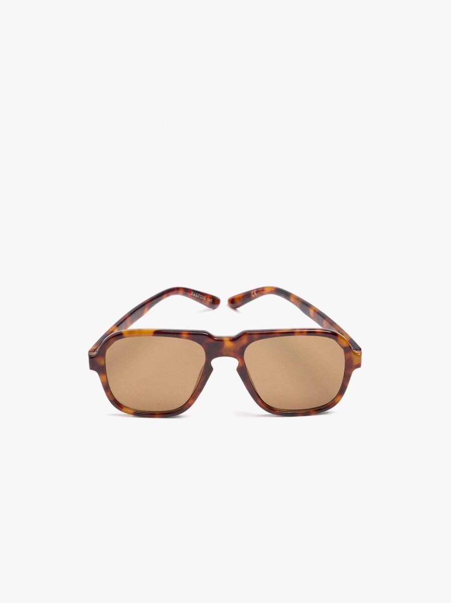 Gafas De Sol Redondas - marron 