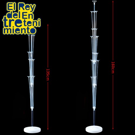 Set 13 Globos Perlados Fiesta +Soporte160 Cm Alto N13 Set 13 Globos Perlados Fiesta +Soporte160 Cm Alto N13