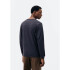 CAMISETA ML MASC PRETO MESCLA