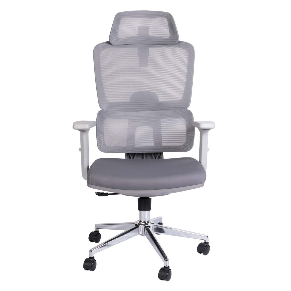 SILLA DE OFICINA MALLA GRIS AERIS